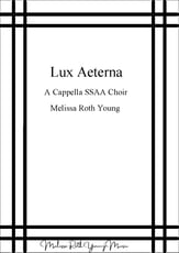 Lux Aeterna SSAA choral sheet music cover